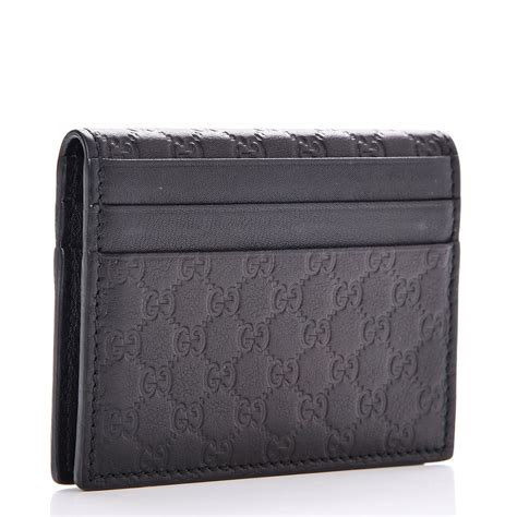 gucci card case monogram microguccissima black|GUCCI Microguccissima Zip Around Card Case Black.